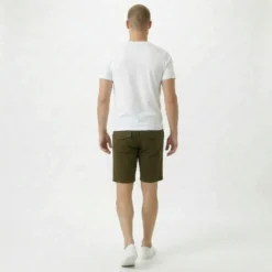 Alternative view of Stretch Chino Shorts - Olive