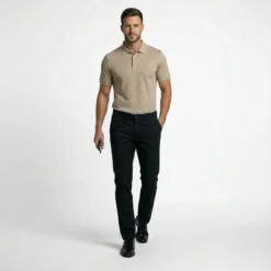 Slim-Fit Stretch Chino - Black