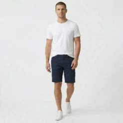Stretch Chino Shorts - Navy
