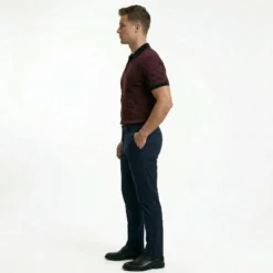 Alternative view of Slim-Fit Stretch Chino - Navy
