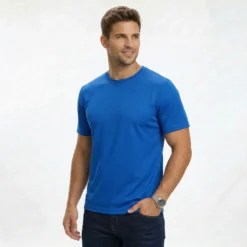 Essential Regular Fit Crew Neck T-Shirt - Classic Blue