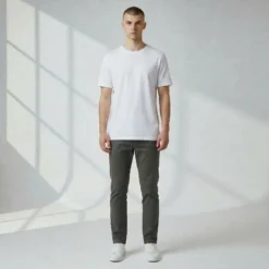 Essential Regular Fit Crew Neck T-Shirt - Bright White