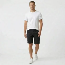 Alternative view of Stretch Chino Shorts - Black