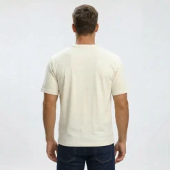 Alternative view of Essential Regular Fit Crew Neck T-Shirt - Cannoli Cream