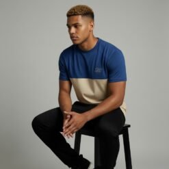 Alternative view of YOLO Republic Exclusive T-Shirt - True Blue & Beige