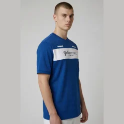 Alternative view of YOLO Republic Signature T-Shirt - Navy Peony & White