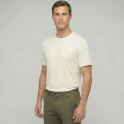 Essential Slim-Fit Crew Neck T-Shirt - Cannoli Cream