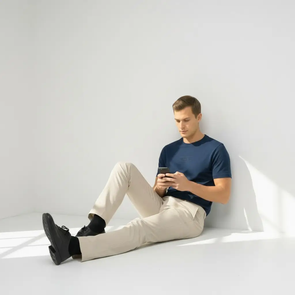 YOLO Edition Slim-Fit T-Shirt - Navy Blue - Image 3