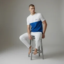 Alternative view of YOLO Republic Exclusive T-Shirt - True Navy & White
