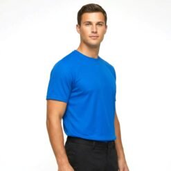 Alternative view of Essential Slim-Fit Crew Neck T-Shirt - Classic Blue
