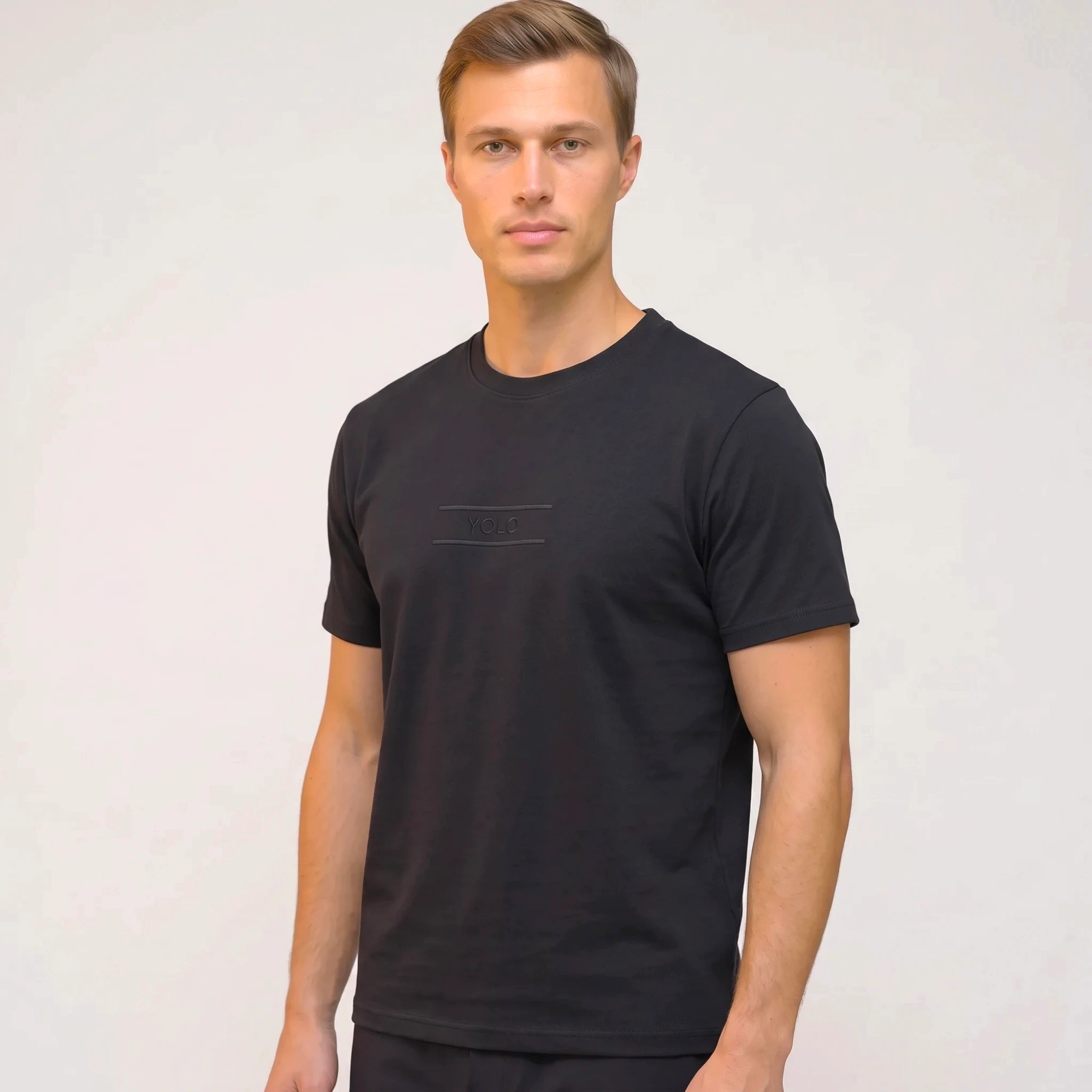Yolo edition slim fit tshirt yolo republic front view